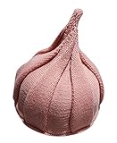 ピンクのかわいい冬暖かいニットウール高品質の帽子