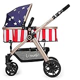 赤ちゃんのベビーカーは、フラットなベビーキャリッジ、夏の双方向携帯トロリー、高地のトロリー、軽い折り畳みのベビーカー ( 色 : 青 )