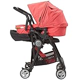 エールベベ ベビーカー フラコット(FLACOT) 0ヶ月から安心してお出かけできる新タイプベビーカー ナチュラルレッド ST4