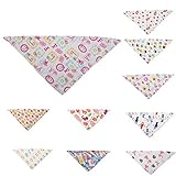 junda　超可愛い　ビブ　ベビー　ビブ　　柔らかい　よだれかけ　スナップビブ　　三角スタイ　ビブ　赤ちゃん用　二層　調節可能