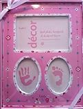 Cudlie Decor First Photo, handprint & footprint Frame Little Angel (Pink) by Cudlie [並行輸入品]