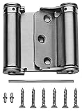 National Hardware N100-051 V127 Double-Acting Spring Hinges, Satin Nickel [並行輸入品]