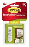 コマンド小さな画像ぶら下げストリップ 32 Pairs 17205-16ES-2