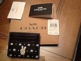 ディズニー 財布 Coach x Disney F87132 Mickey Mouse Slim Card Case Bandana Print Mickey [並行輸入品]
