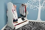 Ace Baby Furniture Bear Mobile Dress-Up Clothes and Shoe Organizer White [並行輸入品]