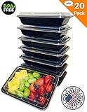 fitpax – 50のセットプレミアムHeavy Duty Meal Prep Containers With Lids、1コンパートメント（28オンス）Microwaveable食洗機、冷蔵庫、安