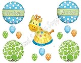 新しい。It 's A BoyベビーシャワーGiraffe Balloons Decorations Supplies