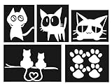 XPデザイン 猫 ねこ キャット カー ステッカー デカール シール 追突 あおり 防止 (ホワイト猫セット)