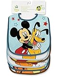 Mickey Mouse Deluxe Terrycloth & Vinyl Bib by Regent Baby Products, Disney [並行輸入品]