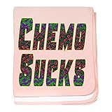 CafePress – chemo sucks酸色 – スーパーソフトベビー毛布、新生児おくるみ ピンク 06559443996832E