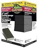 6PK X-Fine Sand Sponge [並行輸入品]