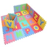 ELEAR™ 新しい ソフト ジョイントマットシリーズ フロア 泡の遊び のマットEVA ルファベットの果物の動物の数字GYMのパズルDIYおもちゃの床のタイルのゲーム