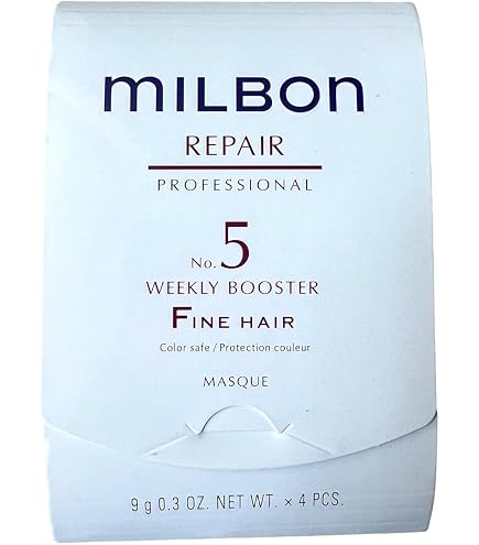 Amazon | ミルボン リペアNo.5 ウィークリーブースターコースヘア(9g×4