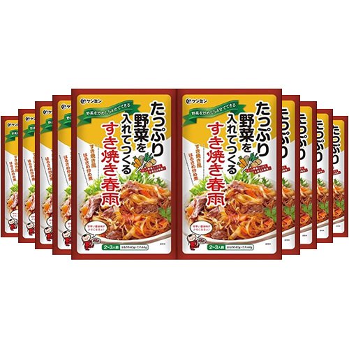 ケンミン たっぷり野菜を入れてつくるすき焼き春雨