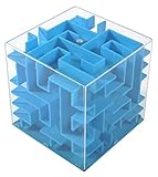 Zeroyoyo 3d Maze MoneyボックスクリエイティブLabyrinth貯金箱子供ギフト1pcs (ブルー)