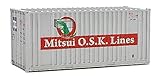 Walthers SceneMaster 20 'コンテナW /フラットパネルMitsui OSK lines-assembled Train Collectable