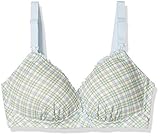 犬印本舗 モールドカップブラ(チェック柄) M サックス BR1266