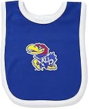 NCAA Kansas Jayhawks幼児ニットよだれかけ、ワンサイズ、ロイヤル/ホワイト