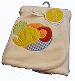 Soft Baby Jolly Jamboree Circus Theme Applique Gift Buggy, Moses Basket Blanket by Suncrest