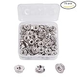 INCREWAY 70Pcs M6六角ナット ロックナット ステンレス鋼 鋸歯状