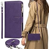 Oppo Reno7 A / Reno9 A ケース 手帳型 ショルダー ストラップケース スマホショルダー カードケース Reno9A Reno7A ケース カバー ネノ 7A 9A OPG04 au A201OP CPH2353 SIMフリー ワイモバイル 楽天モバイル 全対応 Reno 7A 9A ケース おっぽ oppo ネノ7A ネノ9A カバー OPPOreno7a OPPOreno9a ネノ7 A ネノ9 A オッポ Reno7A OPG04 スマホケース 手帳型 カバー case 適用 【iCoverCase】 ストラップホール付き カード収納 バッグ マグネット 留め具 肩がけ 首掛け 斜め掛け カードケース ファスナー型 ストラップ付き カバー ショルダーケース クロスボディケース カード入れ スマホケース 携帯カバー パープル
