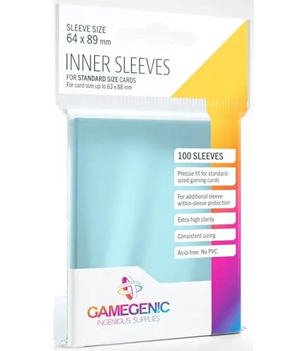 62mm x 89mm card sleeves Gamegenic Prime Japanese Size Card Sleeves | Pack of 60 62 mm by 89 mm Card  Sleeves | Premium Quality Card Game Holder | Use with TCG and LCG Games