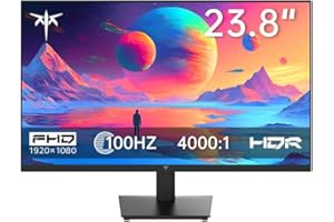 KTC 24インチモニター FHD(1920*1080) 100Hz 4000:1コントラスト比 HDR10 VAパネル 300cd/㎡ Adaptive Sync対応 低ブルーライト フリッカーフリー HDMI/VGA搭載 チルト調整可能 VESA