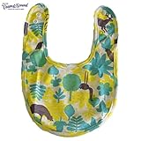 オーシャン＆グラウンド｜ベビースタイ｜SAFALEAF柄｜イエロー