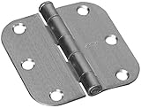 Stanley Hardware RD758 3" 5/8" Radius Residential Hinge in Satin Nickel [並行輸入品]