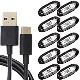 10本セット 10個 10本 type-c Type-C 充電ケーブル 充電コード Type-C 1m ブラック 黒 TypeC USB タイプC 業務用 企業用 作業用 ゆうパケ3 [並行輸入品]