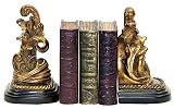 Sterling Home 91-1458 Pair of Bookends, Tuscan Scroll, 7-1/4-Inch Tall
