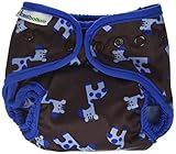 Best Bottom Cloth Diaper Shell-Snap, Blue Giraffe by Best Bottom Diapers [並行輸入品]