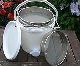 2重蜜こし器 採蜜用具 養蜂器具 ステンレス ミツバチ