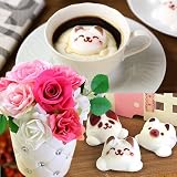 ロイヤルガストロ Latte ラテ マシュマロ ラテマル 3個 プリザーブドフラワー ピンク お家の ギフト箱 手さげ袋 花 フラワー お菓子