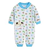 エルフ ベビー(Fairy Baby)ベビーカバーオールロンパース 長袖 春秋 出産祝い 可愛い星柄 3M