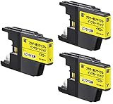 エコリカ LC12Y リサイクルインクカートリッジ イエロー ECI-BR12Y 3個セット