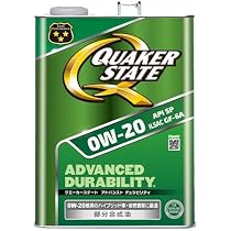 Amazon | QUAKER STATE クエーカ アドバンストデュラビリティ 0W-20 SP