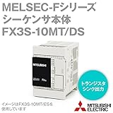 三菱電機 FX3S-10MT/DS シーケンサ本体 (入力点数: 6点) (DC24V シンク/ソース入力) (出力点数: 4点) (トランジスタ シンク出力) (電源電圧: DC24V) NN