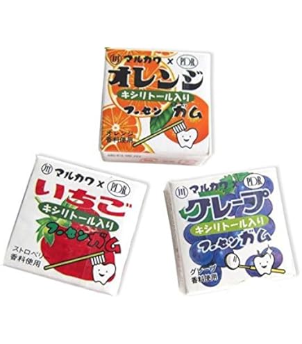 Amazon | マルカワ キシリトール入り マーブルガム （4粒入り）×24個