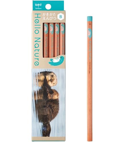 Amazon | トンボ(Tombow) 鉛筆 ハローネイチャー かきかた B