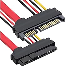 Amazon.co.jp: cablecc SFF-8482 SAS 29ピン - SATA 22ピン