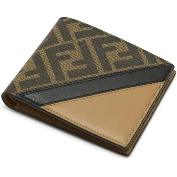 Amazon | [フェンディ] 二つ折り財布 ファブリック FFロゴ