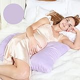 SGFY　プレママピロー　抱き枕　横寝枕　　横向き寝専用枕　5色 (マープル)