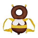 Seliyi 可愛いリュック　赤ちゃんのごっつん防止やわらかリュック　キッズ　乳幼児用　頭を保護できる　怪我防止　よちよち歩きの赤ちゃんにぴったり (夏用　ハチ)
