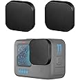 【Taisioner】GoPro HERO12・11・10・9 BLACK 用 シリコン製レンズキャップ （ブラック） 2個入り レンズ保護 防水 防塵 ゴープロ用 交換品 シリコン製 柔らかい