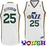 NBAユタ州ジャズal Jefferson Youth 8 – 20 Swingmanホームジャージー