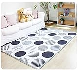 Foldaway (フォルダウェイ) プレイマット ベビー 用 スキンマット 防水 防音 (ビッグドット,グランドサイズ)