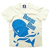 《初夏盛夏対応》 BateauBleue(バトーブルー) 天竺OceanBlue半袖Tシャツ 110cm /Bu NO.AH-1651301