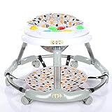 ウォーキング学習の歩行器ベビー手押し車おもちゃ立つや歩くことを学ぶ赤ちゃん用手押しカー音楽付