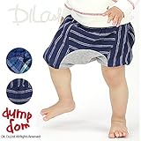 (ダンプドム) dumpdomダブルガーゼチェック柄ブルマdumpdom F(50～70cm) ブルー